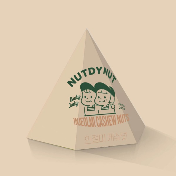 [재입고] 넛디넛 인절미맛 캐슈넛 삼각팩 50g